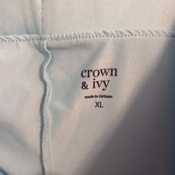 Crown & Ivy Sky Blue Skort - Picture 2 of 4